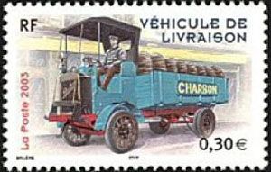 timbre N° 3614, Véhicule de livraison