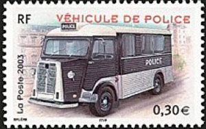 timbre N° 3616, Collection jeunesse : véhicules utilitaires, Véhicule de Police