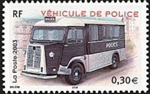 timbre N° 3616, Véhicule de Police
