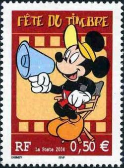 timbre N° 3641, Fête du timbre, Mickey