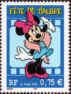 timbre N° 3643, Fête du timbre, Minnie