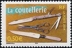 timbre N° 3646, La France à vivre  la coutellerie