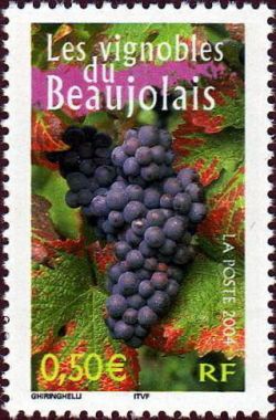 timbre N° 3648, La France à vivre  Les vignobles du Beaujolais