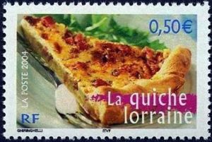 timbre N° 3652, La France à vivre  La quiche lorraine