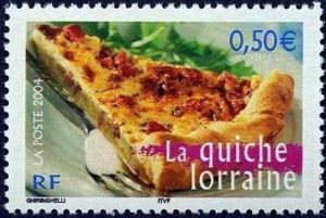 timbre N° 3652, La France à vivre  La quiche lorraine