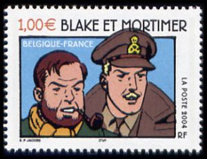 timbre N° 3670, Bande dessinée « Blake et Mortimer » du dessinateur Edgar-Pièrre Jacobs (1904-1987)