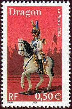 timbre N° 3681, Napoléon 1er, Dragon