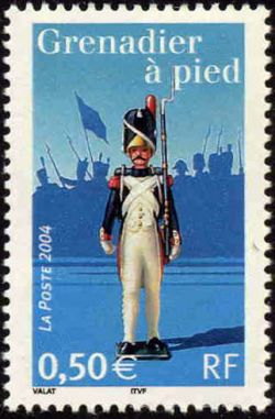 timbre N° 3684, Napoléon 1er, Grenadier à pied