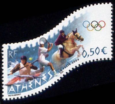 timbre N° 3686, Jeux olympiques d'été à Athènes (Grèce)