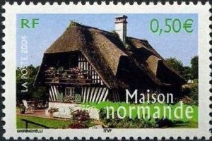 timbre N° 3702, La France à voir Maison normande