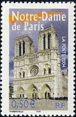 timbre N° 3705, La France à voir Notre-Dame de Paris