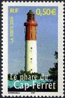 timbre N° 3709, La France à voir Le Phare du Cap-Ferret
