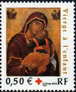 timbre N° 3717, Croix Rouge «La Vierge à l'Enfant»