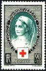 timbre N° 422, Croix rouge - 75ème anniversaire de la fondation