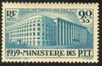 timbre N° 424, Ministère des P T T