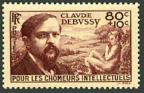 timbre N° 462, Claude Debussy (1862-1918) compositeur français