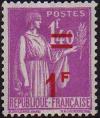 timbre N° 484, Type Paix 1F sur 1F40