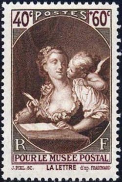 timbre N° 446, Pour le musée postal