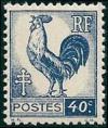 timbre N° 632, Série d'Alger Coq et Marianne