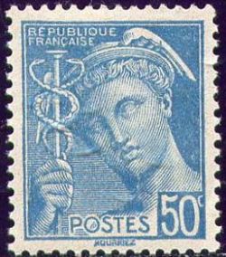  Type Mercure «République Française - POSTES» 