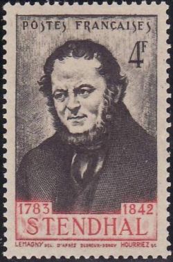  Stendhal (1783-1842) écrivain français 
