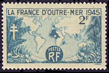  La France d'Outre-Mer <br>Carte de l'empire français