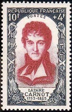  Lazare Carnot (1753-1823)  mathématicien et homme politique français 