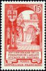 timbre N° 926, Abbaye Sainte-Croix de Poitiers