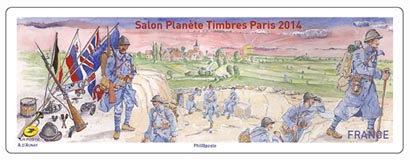 Planète timbres 2014 Guerre 14-18