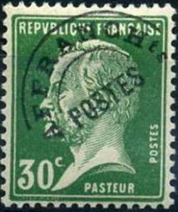  Louis Pasteur préoblitéré 