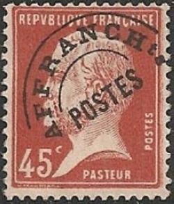  Louis Pasteur préoblitéré 