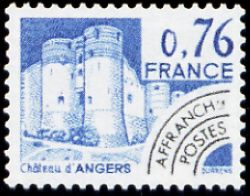 Monuments historiques préoblitéré <br>Château d'Angers