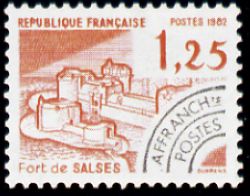  Monuments historiques préoblitéré <br>Fort de Salses