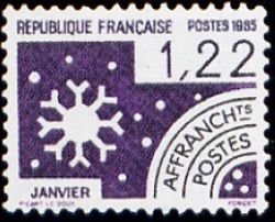  Les mois de l'année préoblitéré <br>Janvier