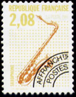  Les instruments de musique préoblitéré <br>Saxophone