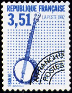  Les instruments de musique préoblitéré <br>Banjo