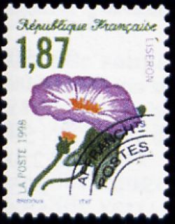  Fleurs sauvages préoblitéré <br>Liseron