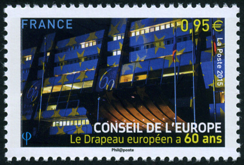 timbre Service N° 163, Conseil de l'Europe