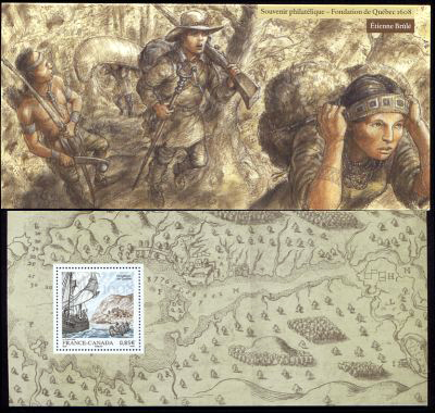 timbre N° 27, Pochette souvenir France-Canada