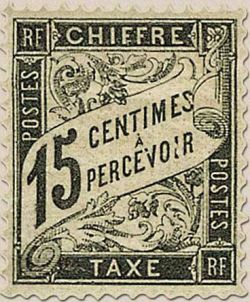  Timbre taxe 