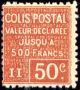  Timbre pour colis «valeur déclarée» 