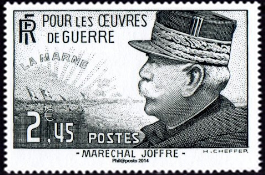 Maréchal Joffre ( timbre N° 454 de 1940 )