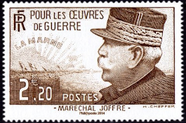 Maréchal Joffre ( timbre N° 454 de 1940 )