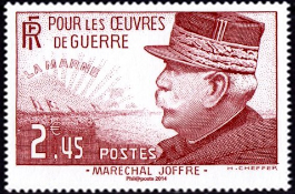 Maréchal Joffre ( timbre N° 454 de 1940 )