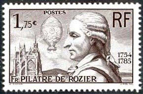 François Pilatre de Rozier (1756-1785) première ascension en ballon libre