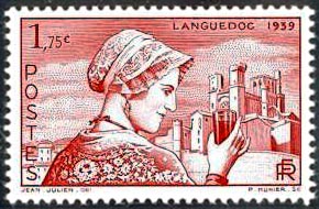 Languedoc ( Timbre N° 448 de 1939 )