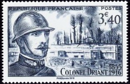 Colonel Driant 1855-1916 ( timbre N° 1052 de 1956 )