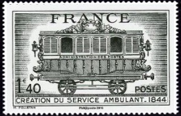 Service des ambulants ( timbre N° 609 de 1944 )