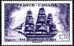  France-Canada - La Capricieuse 1855 - ( timbre N° 1035 de 1955 ) 