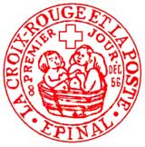 Oblitération 1er jour à Epinal le 8 décembre 1956